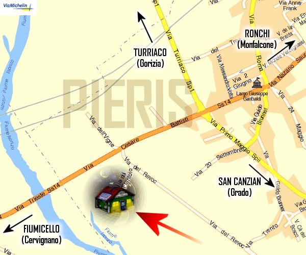 Mappa della sede